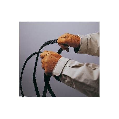 GUANTE PIEL CON ELASTICO/ALGODON