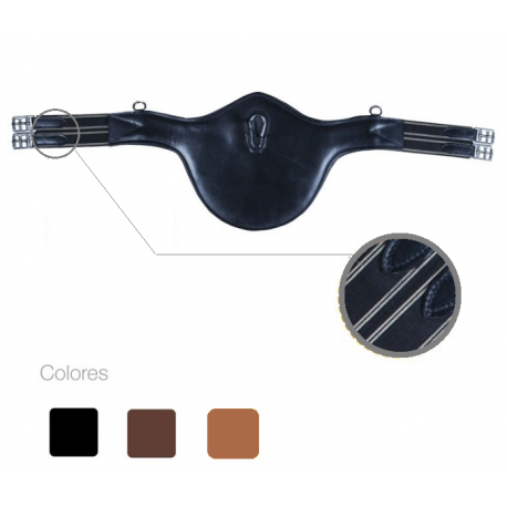 CINCHA BARRIGUERA CUERO ECO