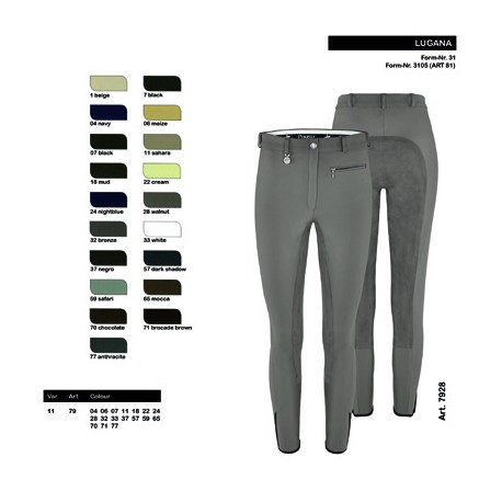 PANTALON PIKEUR LUGANA CULERA CUERO (MUJER)