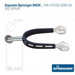 ESPUELA SPRENGER RULETA 35MM CON PROTECTOR DE GOMA