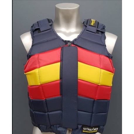 CHALECO PROTECTOR BANDERA ESPAÑA 8 POINT SIR LANCELOT