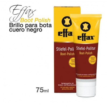 EFFAX BRILLO PARA BOTA CUERO NEGRO BOOT POLISH