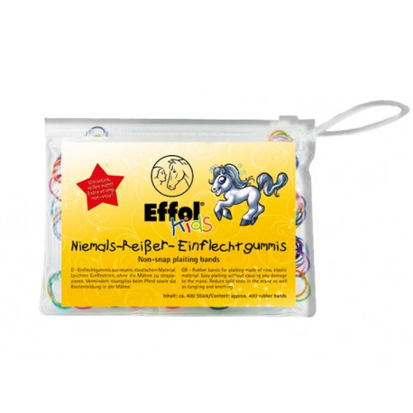 GOMAS DE SILICONA EFFOL KIDS (COLORES SURTIDOS)