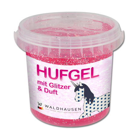 GEL PARA CASCOS CON PURPURINA Y OLOR A FRAMBUESA