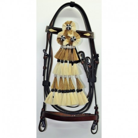 CABEZADA VAQUERA PEEPER CON MOSQUERO DE CERDA