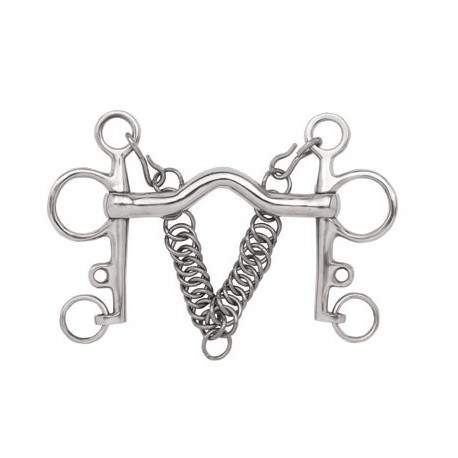 BOCADO PELHAM PUENTE ECONOMICO (INOX)