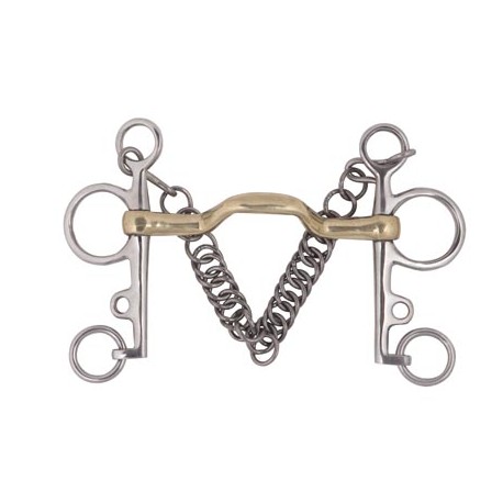 BOCADO PELHAM GS ANATOMICO (INOX)