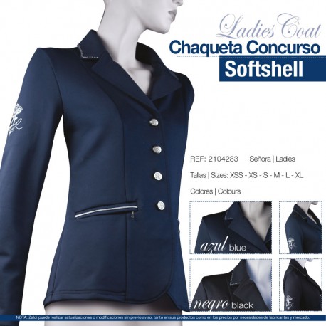 CHAQUETA CONCURSO SOFTSHELL BRILLANTES (MUJER)
