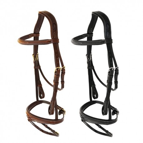 CABEZADA PESSOA LEGACY MUSEROLA ANCHA Y RIENDAS GOMA