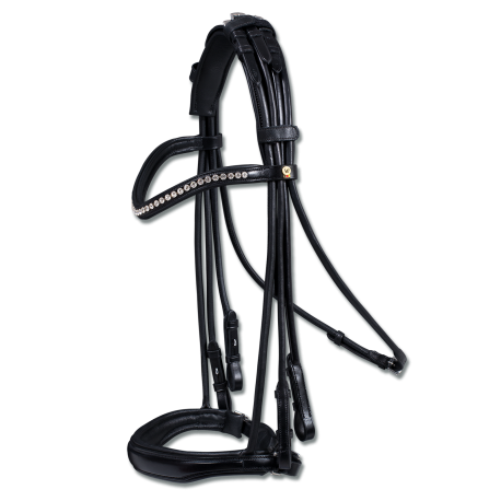 CABEZADA DOBLE RIENDA S-LINE BLACKBURN